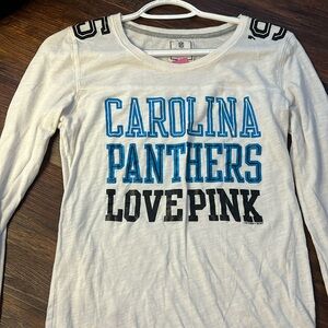 Victoria secret NFL panthers long sleeve shirt size medium
